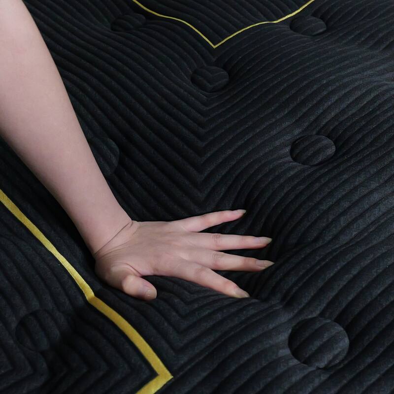 14-inch Plush Gel Memory Foam Mattress with Pocket Spring Hybrid Mattress