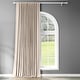 preview thumbnail 1 of 83, Exclusive Fabrics Extra Wide Room Darkening 84-inch Curtain (1 Panel) 100 X 84 - Eggnog