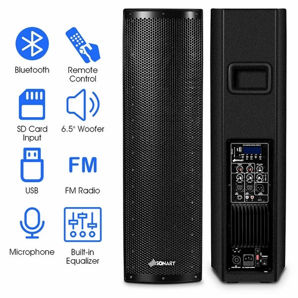 sonarto bluetooth speaker with light