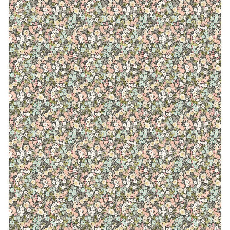 Flora Peach Garden Wallpaper