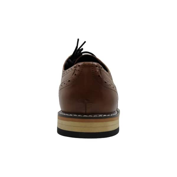 Shop Bar Iii Mens Parker Leather Lace Up Dress Oxfords 10