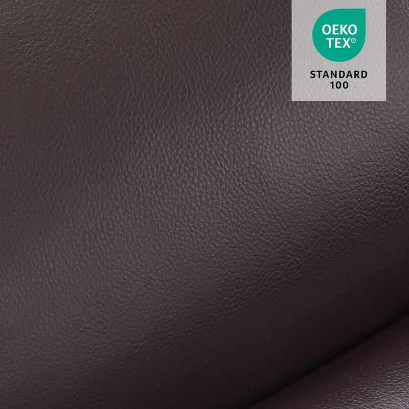 MCombo Lay Flat Dual Motor Power Lift Recliner Chair Sofa with Heat and Massage, Infinite Position, Faux Leather 7661