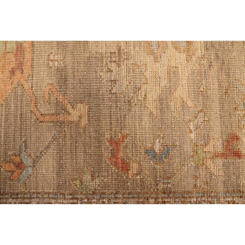 ECARPETGALLERY Hand-knotted Jules Serapi Taupe Wool Rug - 9'3 x 12'2