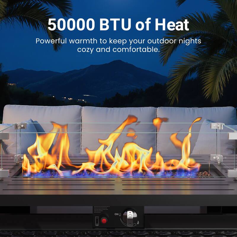 43'' Propane Fire Pit Table