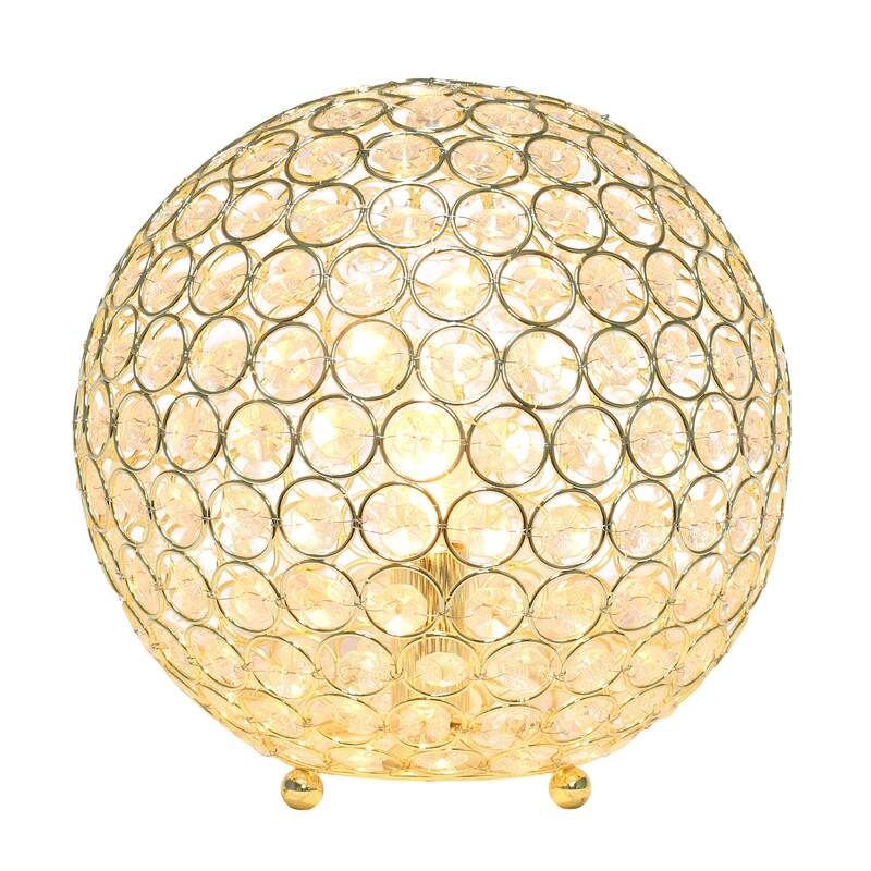 Crystal Ball Sequin Table Lamp