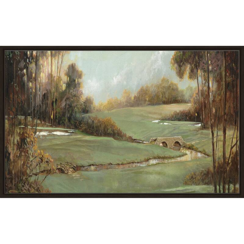 "Second Hole" by Ruane Manning Print on Floating Canvas