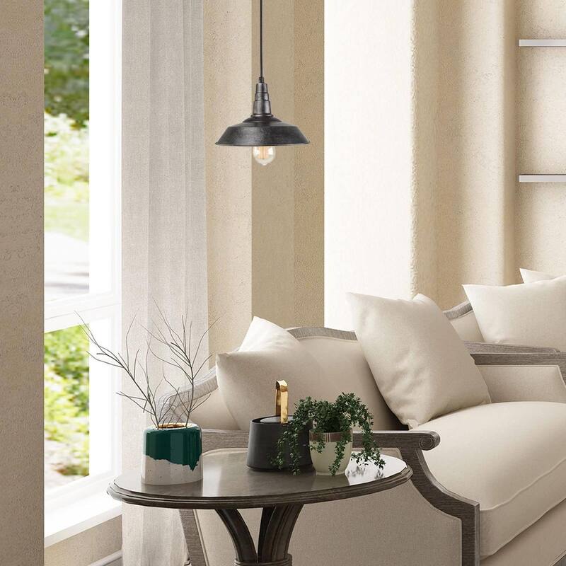 Farmhouse Industrial 1-Light Pendant Lights Pot Barn Lamps for Kitchen Island