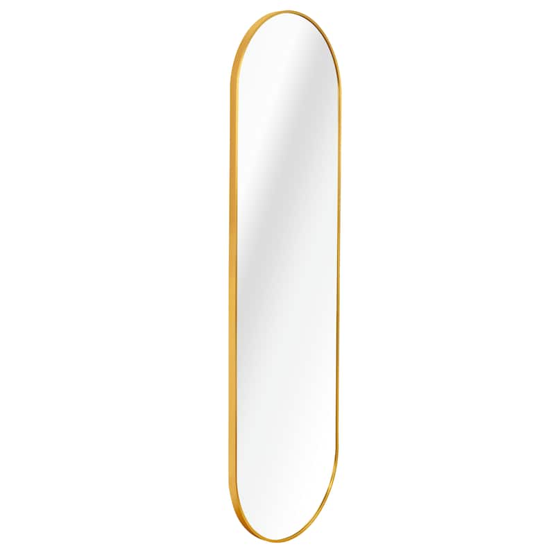 63 X 20in Pill Shaped Full Lenghth Mirror Or Bathroom Mirror