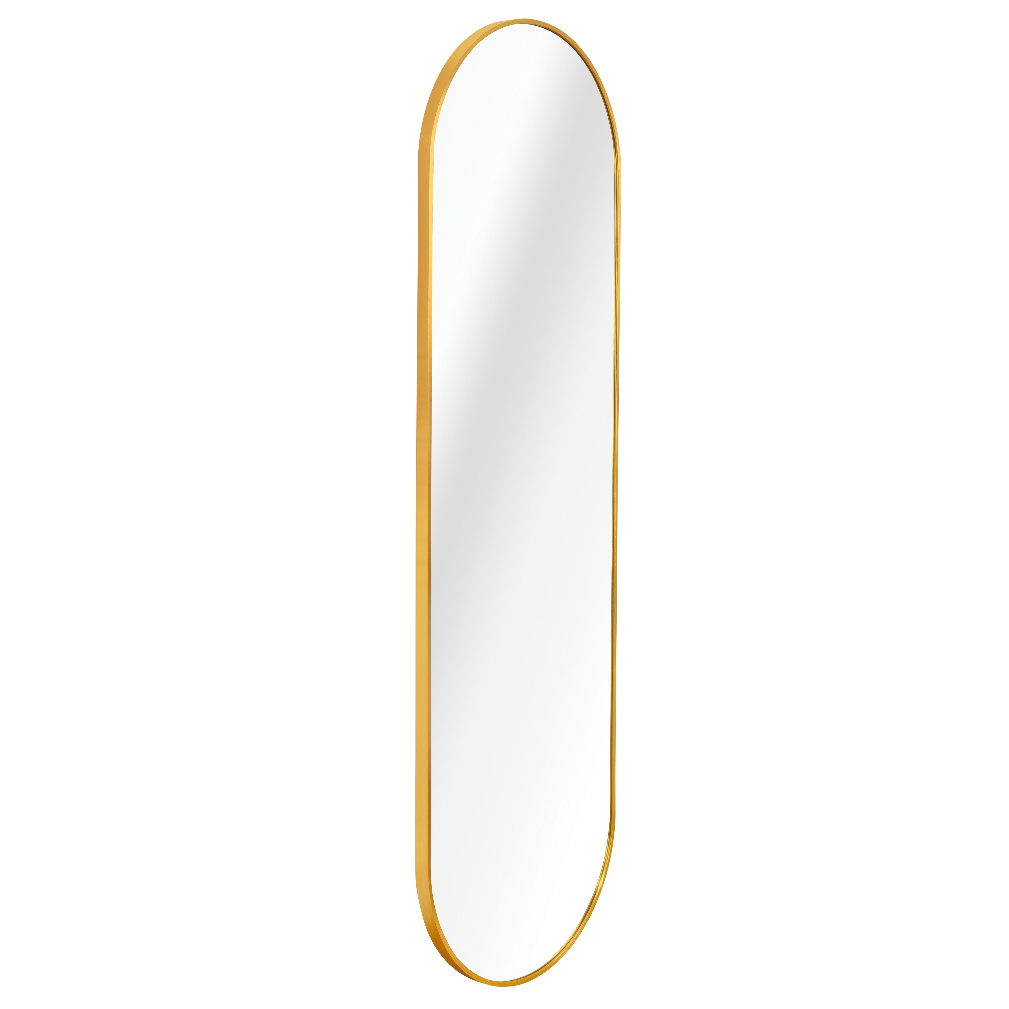 63x20 Inch Pill Shaped Full Length Mirror Or Bathroom Mirror