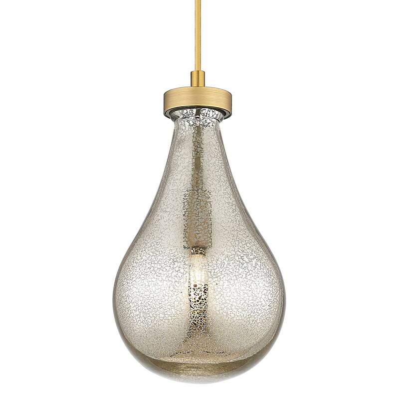 Innovations Lighting 451-1P-G451-7ME Owego 7" Wide Mini Pendant with - Brushed Brass