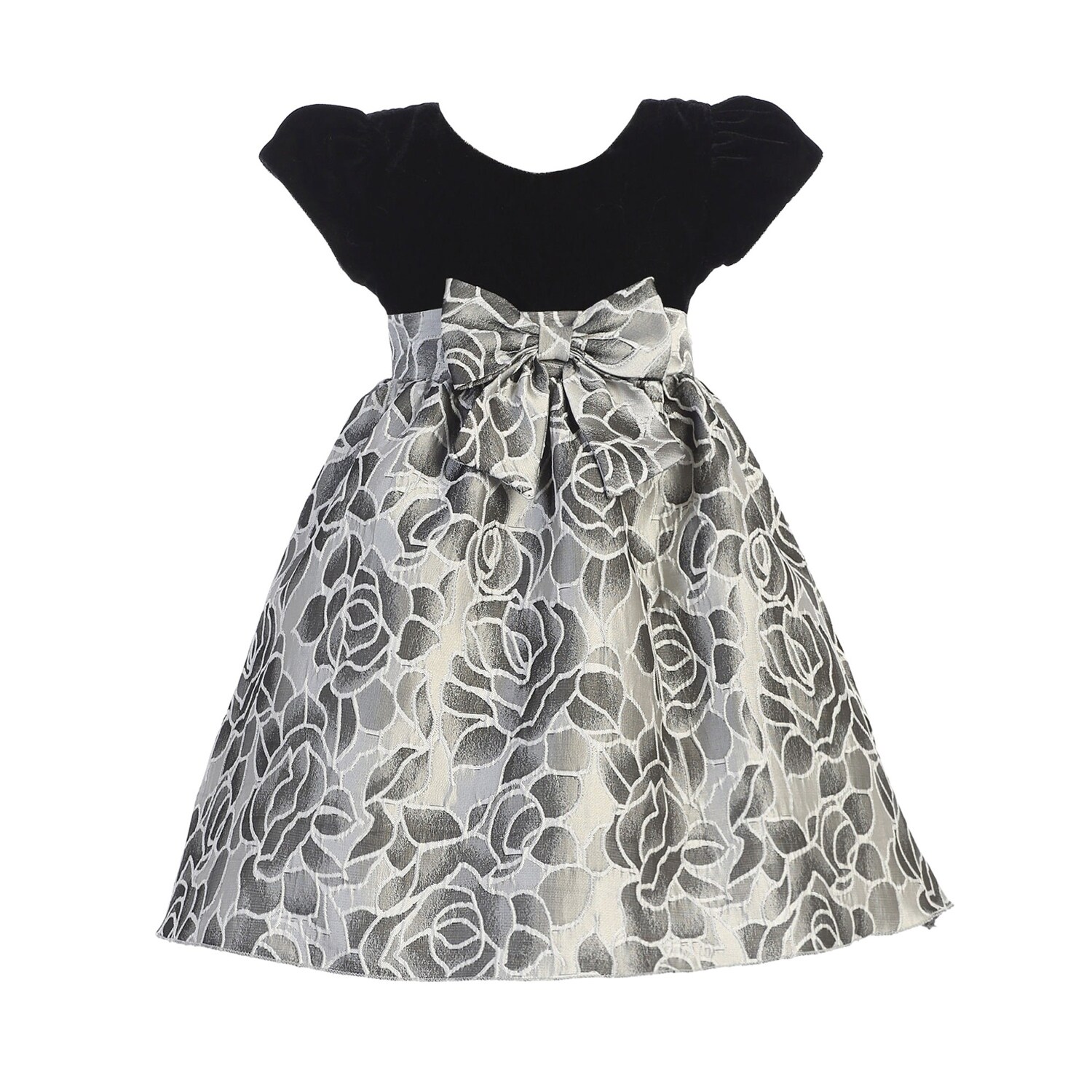 black velvet dress for girls