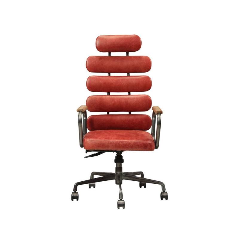 Top Grain Leather Office Chair with 5-Star Base