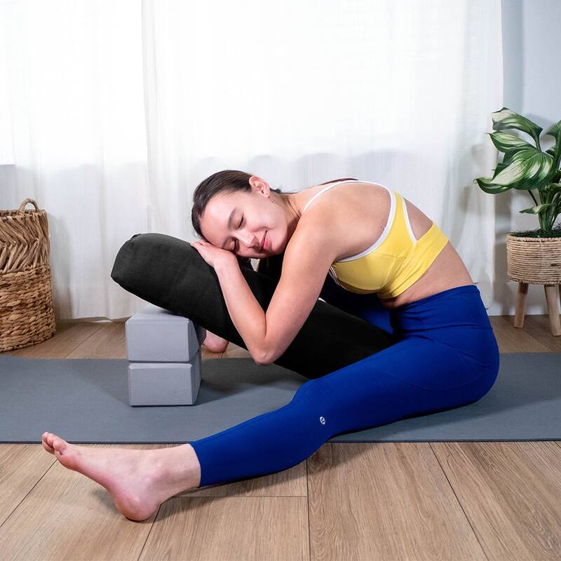 Sol Living Rectangular Yoga Bolster Meditation Cushion - Cotton - 26" x 8" x 5"