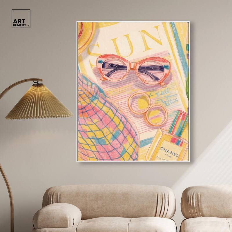 Summer glam Canvas by Art Remedy