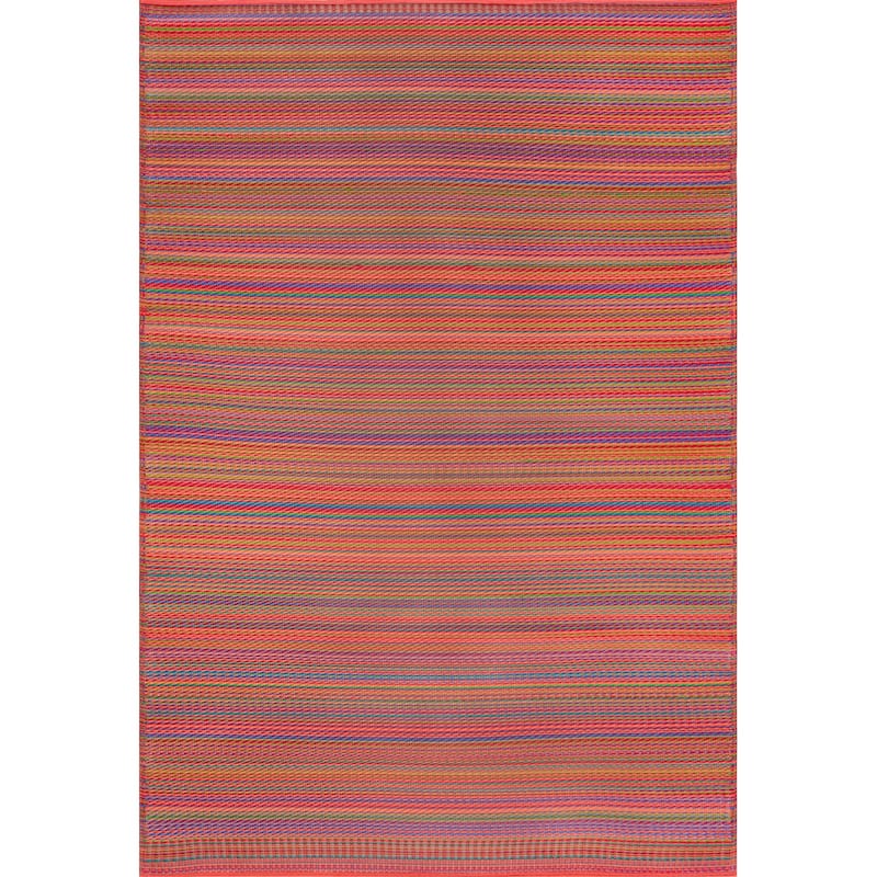 Sundown Beach Stripe Indoor/Outdoor Area Rug