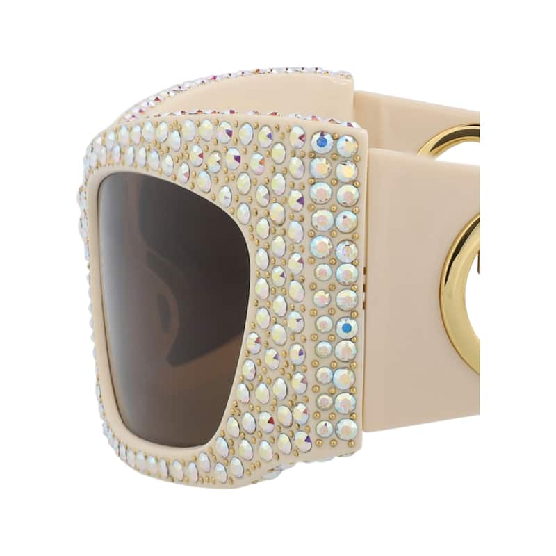 Gucci Shield-Frame Recycled Acetate Sunglasses