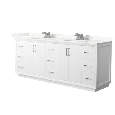 Wyndham Collection WCF414184D-QTZ-US3MXX Strada 84" Free Standing
