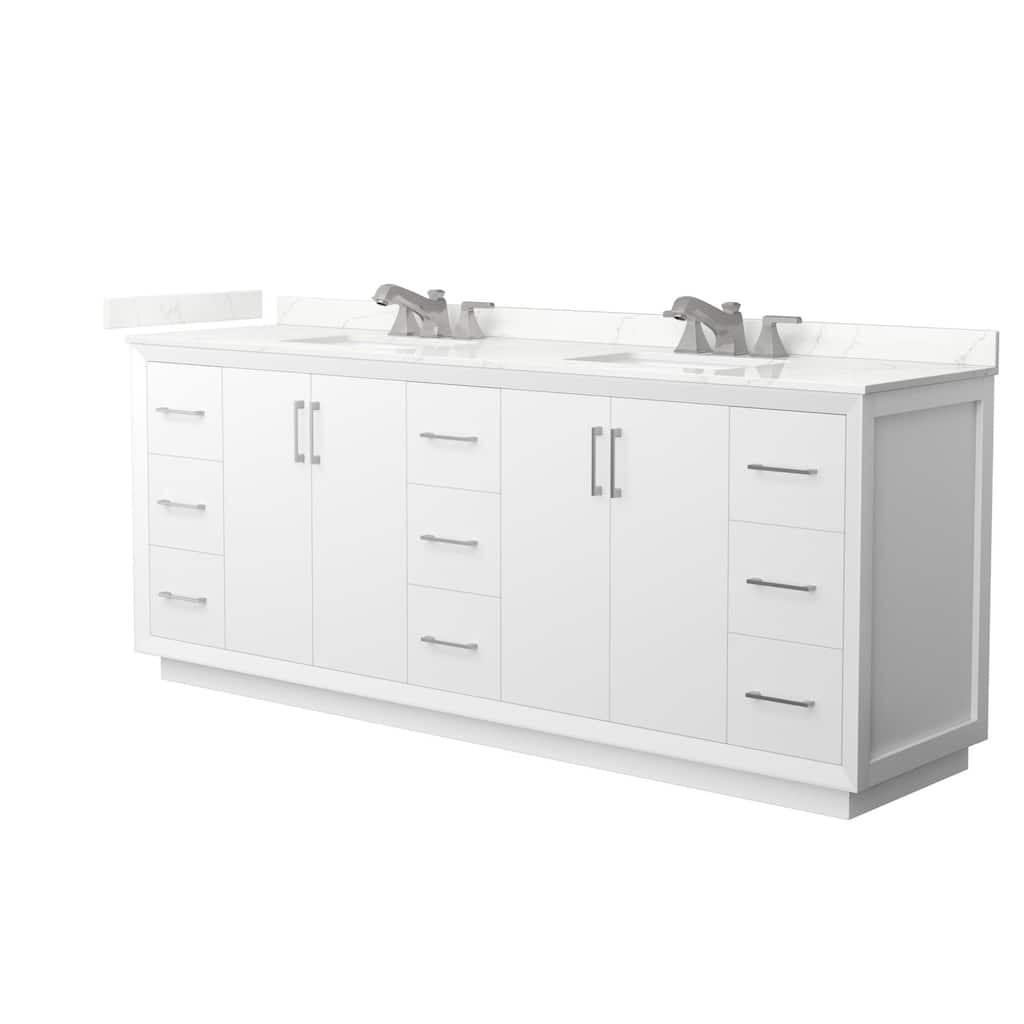 Wyndham Collection WCF414184D-QTZ-US3MXX Strada 84" Free Standing