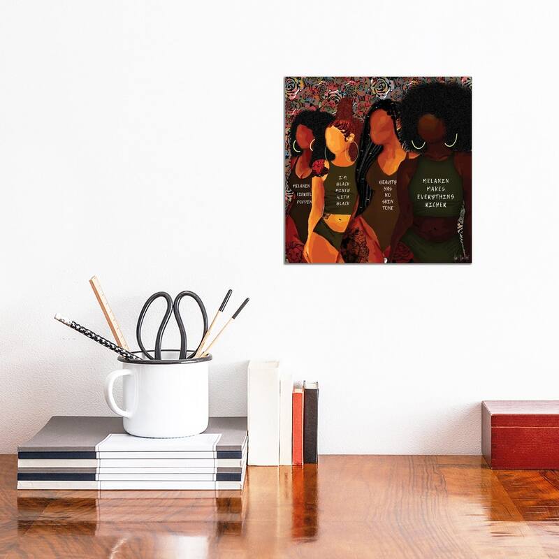 iCanvas "Shades" by Faith with an E Canvas Print - 12x12x0.75