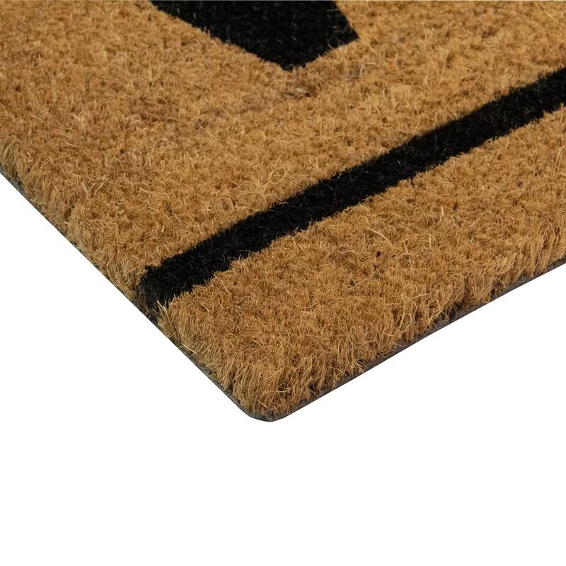 Natural Coir Outdoor Rectangular "Welcome" Doormat 16" x 48" - 48