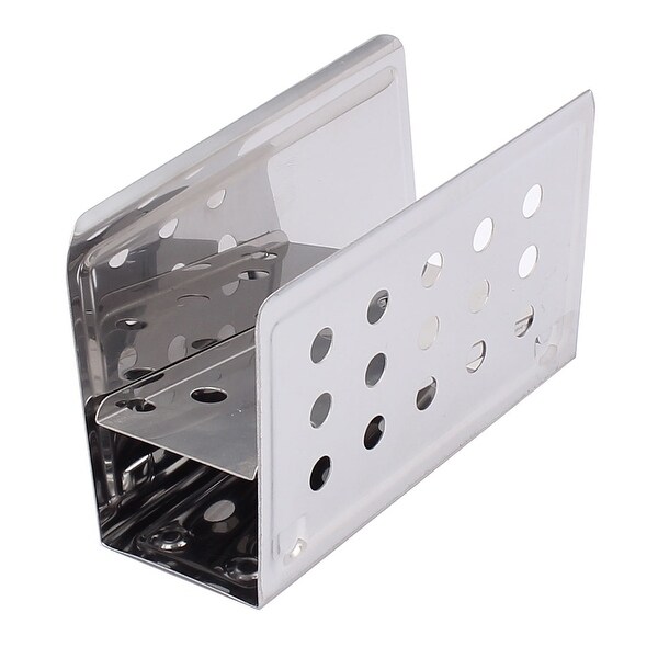 Stainless Steel Rectangle Hotel Restaurants Napkin Paper Holder Box Case