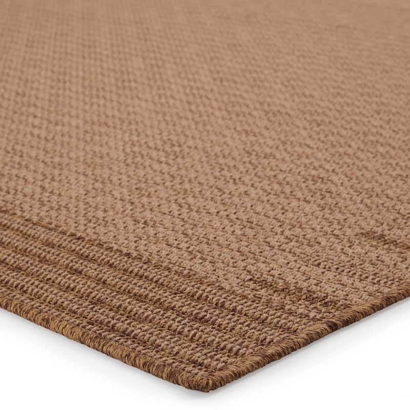 Poerava Indoor/ Outdoor Border Area Rug