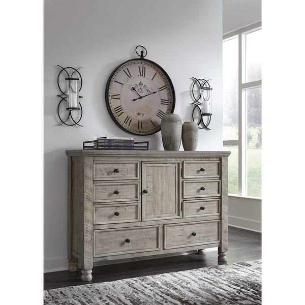 grey dresser ashley furniture Lettner Light Gray Dresser