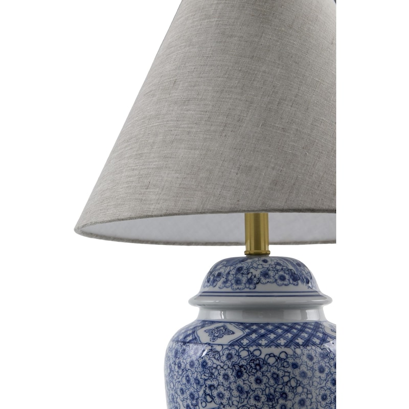 Livabliss Lepi Traditional Accent Table Lamp - 25"H x 15"W x 15"D