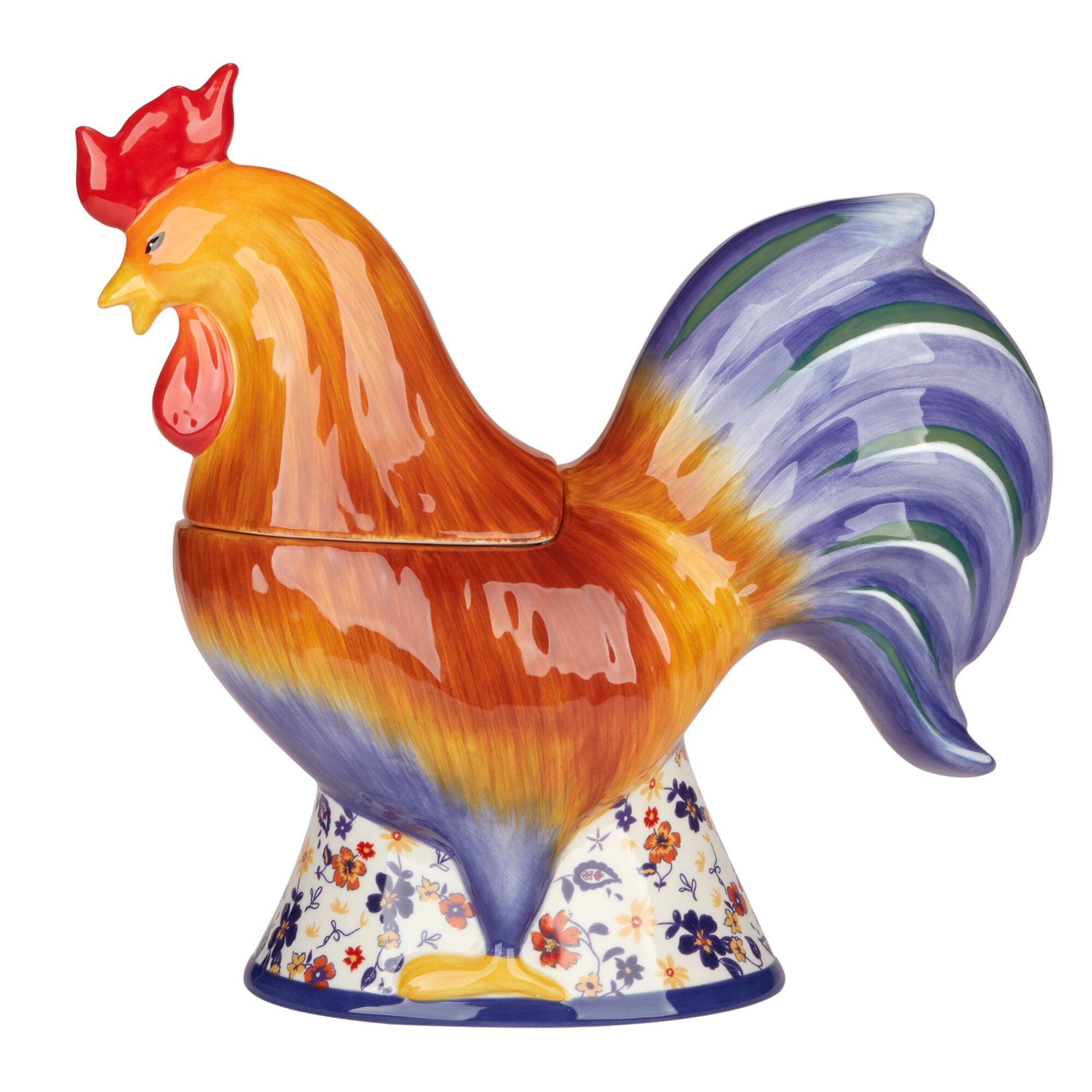 Certified International Morning Rooster 3-D Rooster Cookie Jar