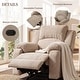 preview thumbnail 29 of 37, Chenille Manual Recliner with 3-Position Adjustable Backrest, Soft Foam Seat, Durable Frame, 330LB Weight Support