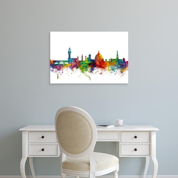 Easy Art Prints Michael Tompsett's 'Florence Italy Skyline' Premium Canvas Art