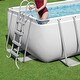preview thumbnail 6 of 5, Bestway Power Steel 18' x 9' x 48" Rectangular Above Ground Swimming Pool Set - 280