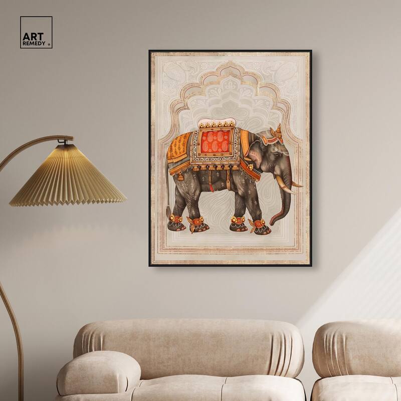 Elephant Queen Canvas by Art Remedy