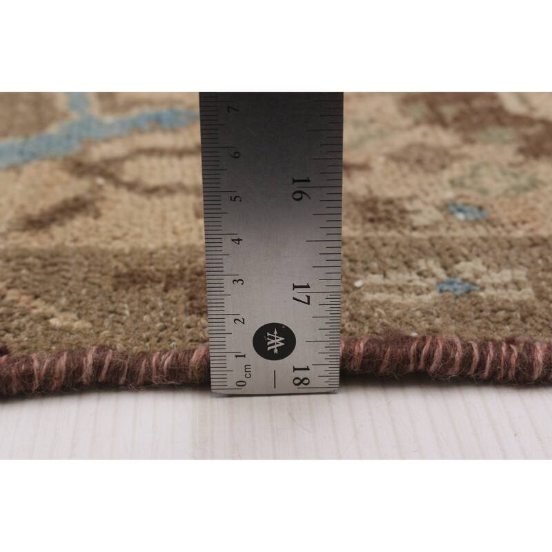 ECARPETGALLERY Hand-knotted Antalya Vintage Brown Wool Rug - 7'0 x 10'4