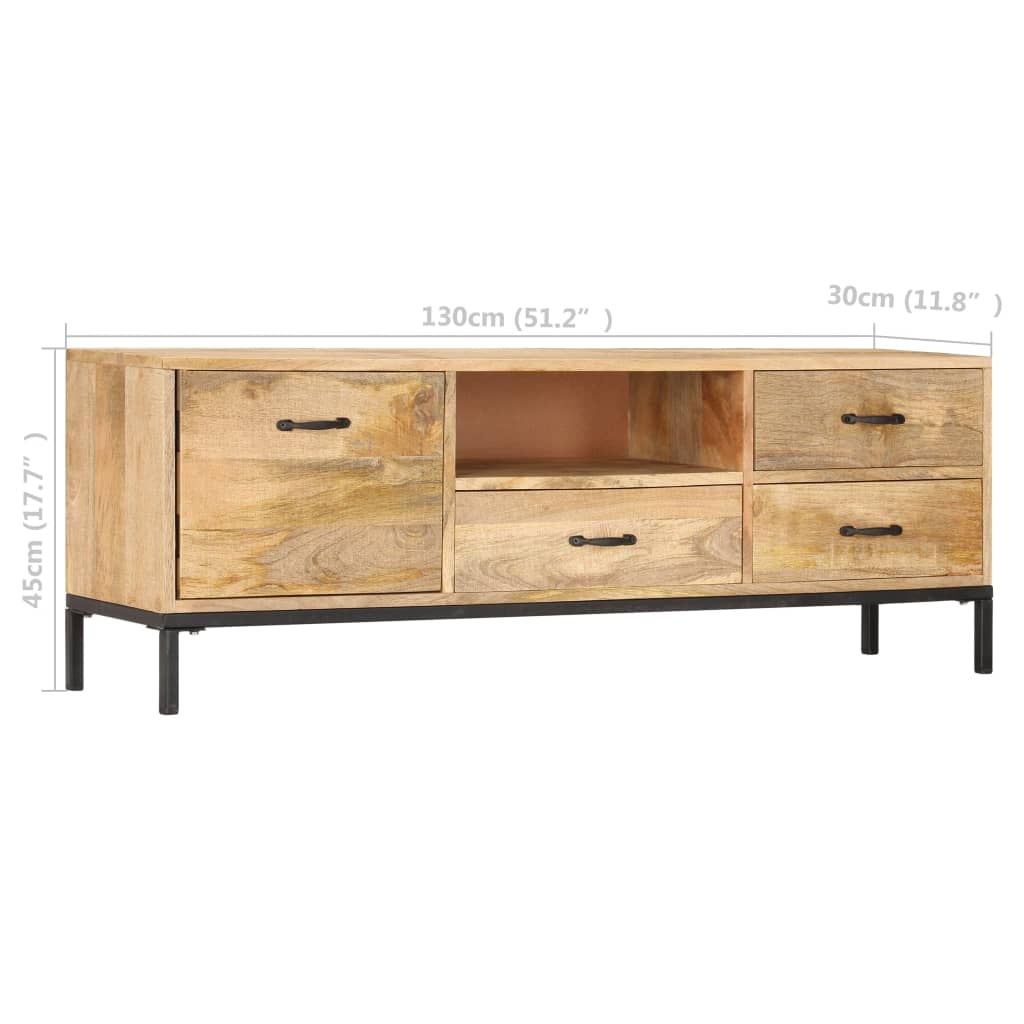 Vidaxl tv cabinet solid cheap mango wood