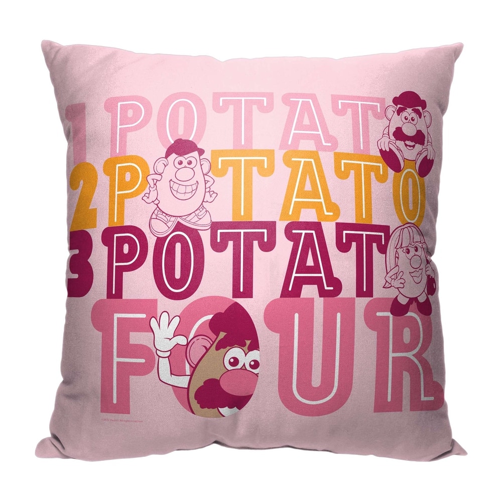 Hasbro Mr. Potato Head 18 Inch Throw Pillow