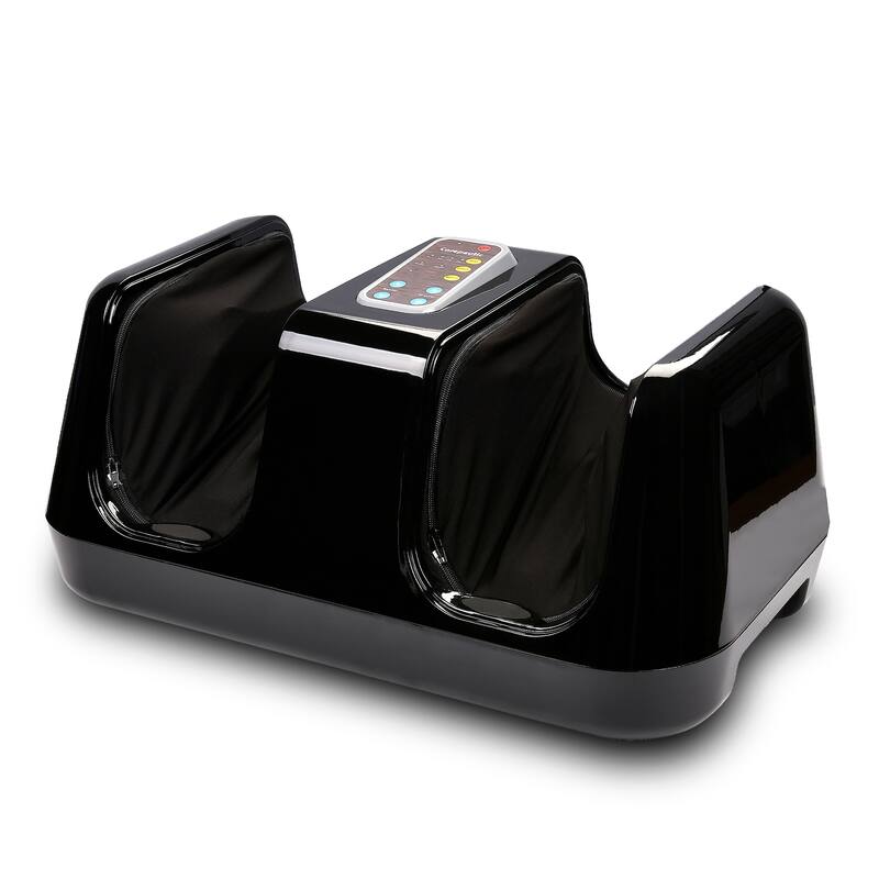 Carepeutic Lower Extremities Circulation Shiatsu Foot Massager with Kneading Rolling Vibration and Heat