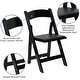 preview thumbnail 51 of 65, Wood Folding Chair with Vinyl Padded Seat (Set of 2)