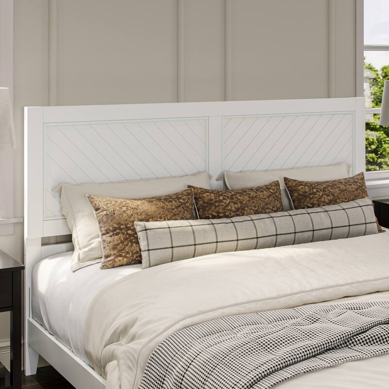 Berkshire Queen Low Profile Platform Bed with Matching Footboard