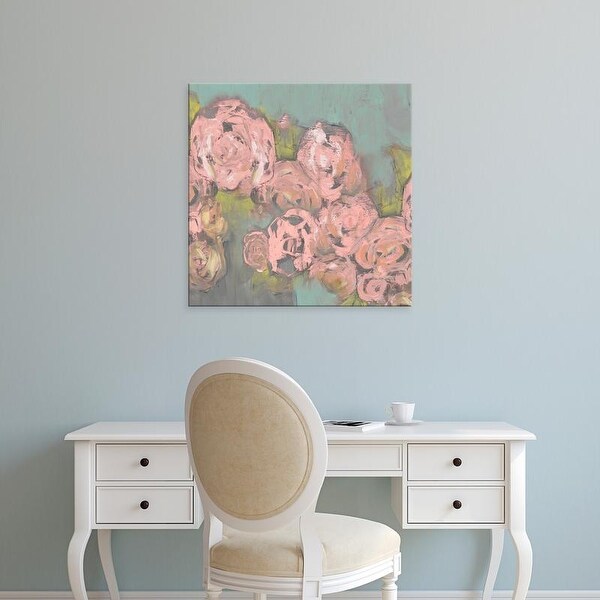 Easy Art Prints Jennifer Goldberger's 'Blush Pink Flowers II' Premium Canvas Art