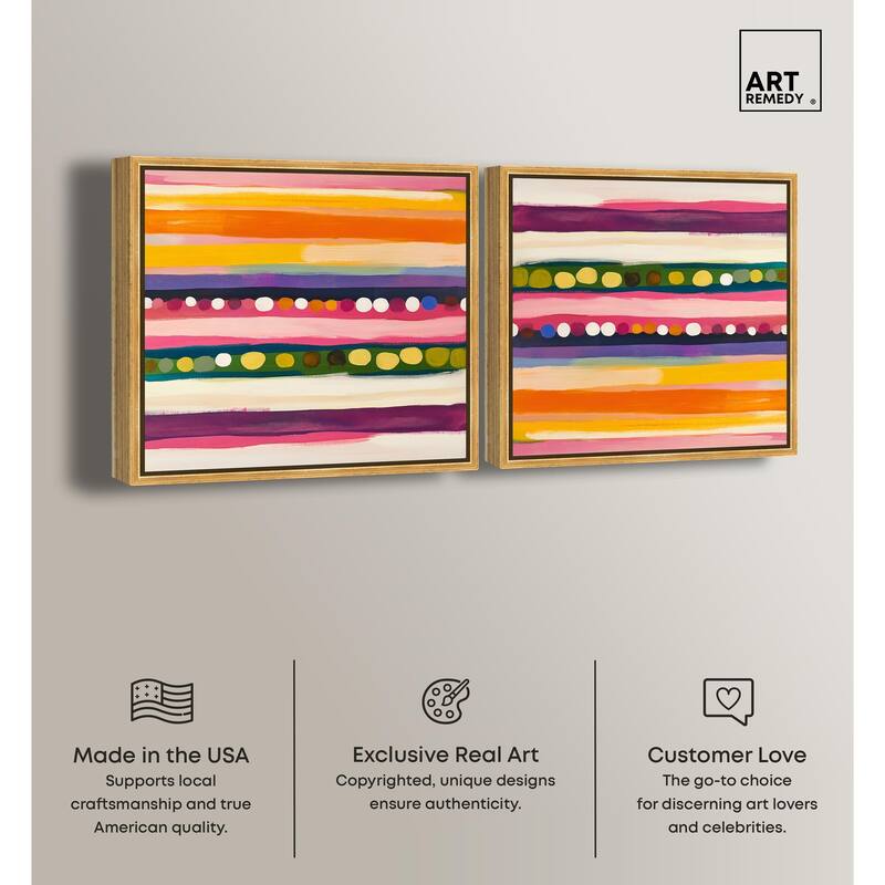 Neon Pastels Sneakers Canvas by Art Remedy