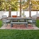 preview thumbnail 18 of 29, Middlebrook Galveston 6-Piece Acacia Wood Outdoor Dining Set Grey Wash