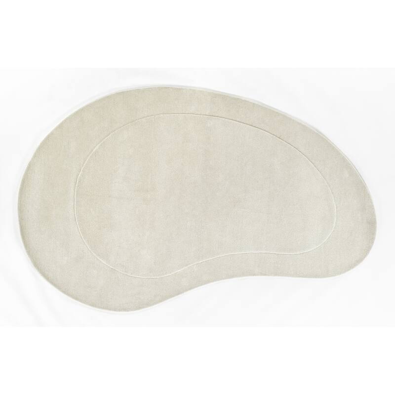 Momeni Claude Hand Tufted Wool Solid Color Area Rug