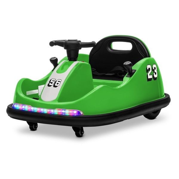 Kidzone 12V Kids Ride On 360 Spin Electric Bumper Car - Bed Bath