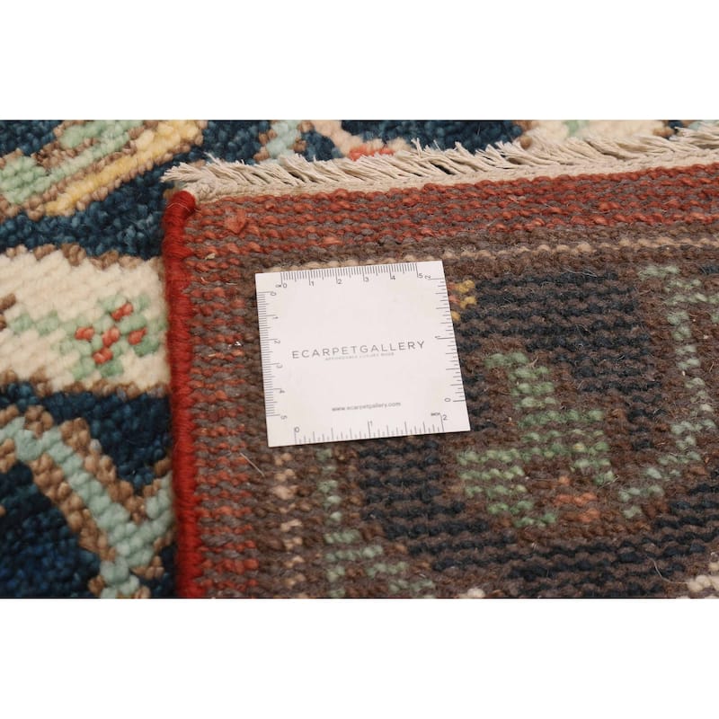ECARPETGALLERY Hand-knotted Jules Serapi Dark Navy Wool Rug - 6'6 x 9'9