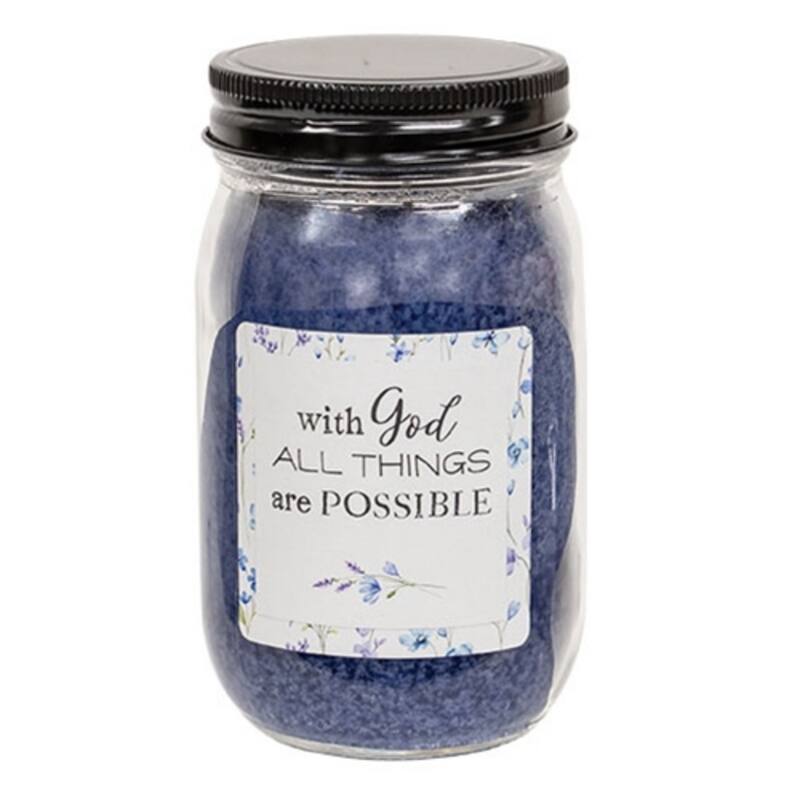 12oz Decorative Glass Jar Candle with Lead-Free Wick and Long-Lasting Clean Burn for Cozy Spaces - 3”L x 3”W x 5.25”H