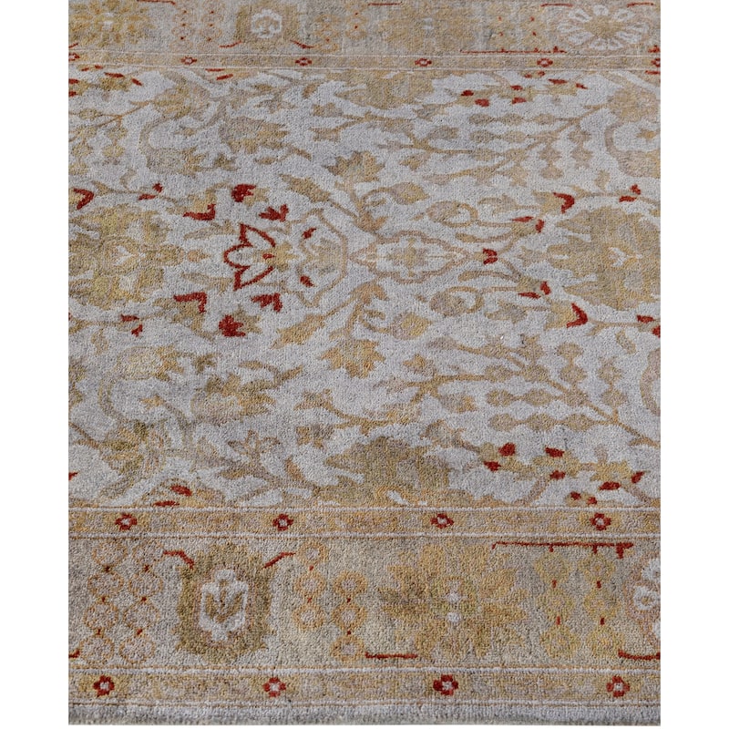 Overdyed One-of-a-Kind Hand-Knotted Area Rug - Gray - 3' 0" x 16' 3"