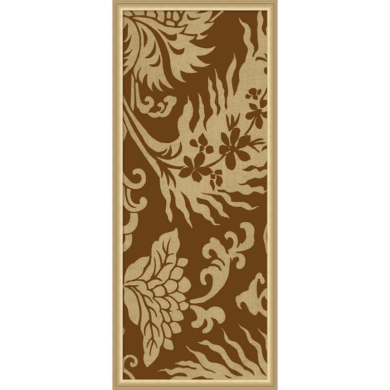 Amanti Art Framed Fabric Pinboard Japanese Patterns III by Baxter Mill Archive Printed Bulletin Board