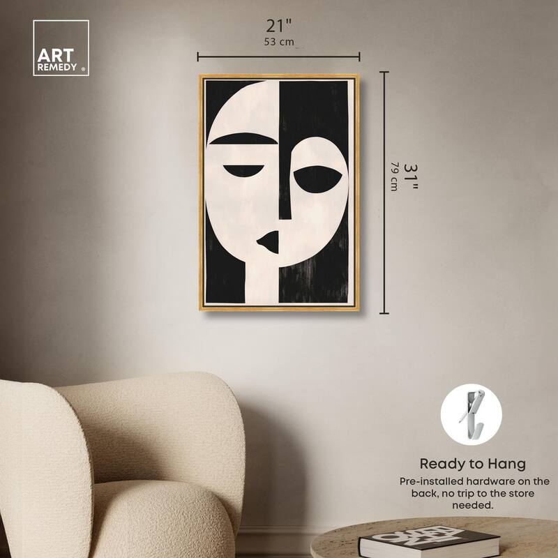 The Mask I Canvas by Art Remedy
