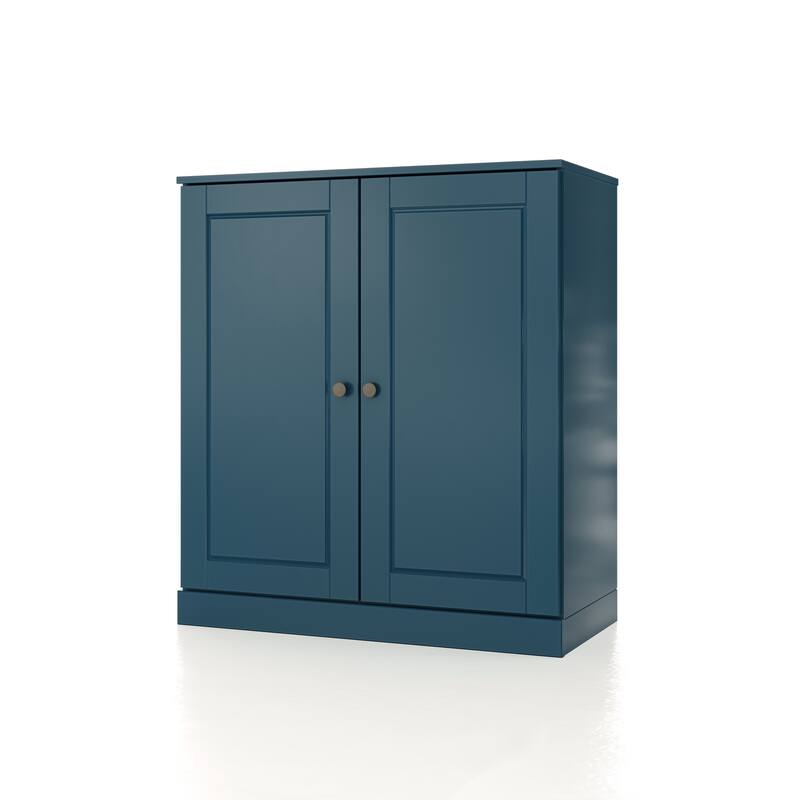 Palace Imports 100% Solid Wood 32" Bathroom Cabinet with Solid Doors and Adjustable Shelves